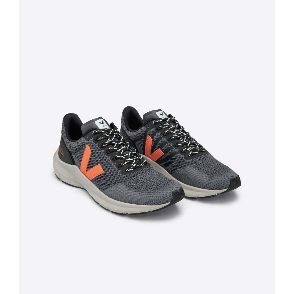 Veja MARLIN LT V KNIT Hardloopschoenen Heren Orange/Black | NL 148XYU